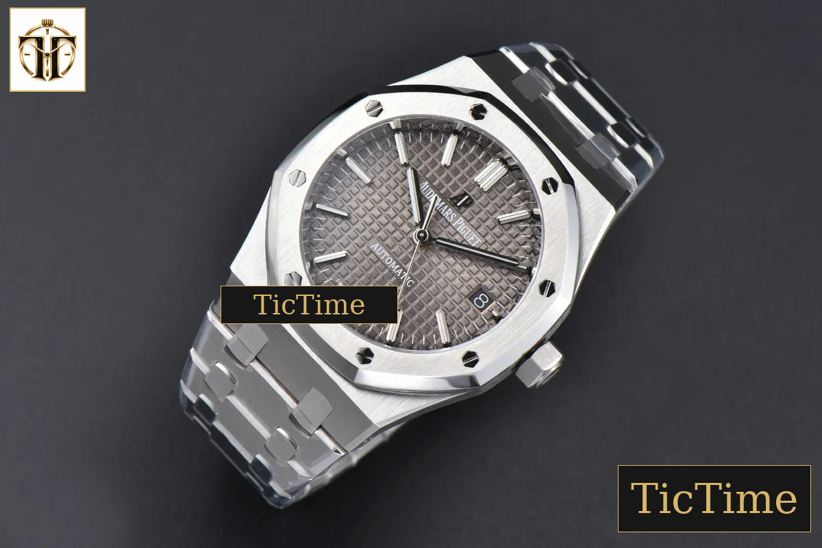 Royal Oak 15450 37mm ZF Gray Textured Dial SS Bracelet SA3120 — foto 3
