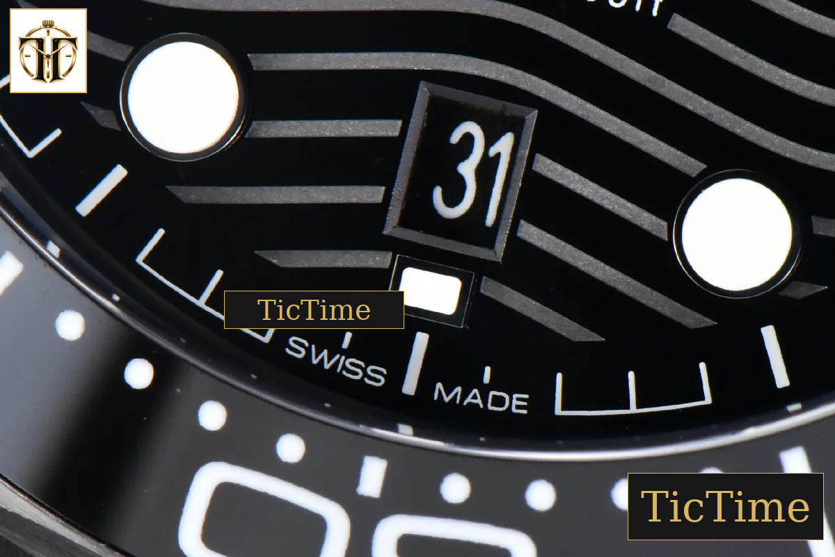 Seamaster Diver 300M 42mm ZF Black Ceramic Black Dial Black Rubber Strap A8800 — foto 7