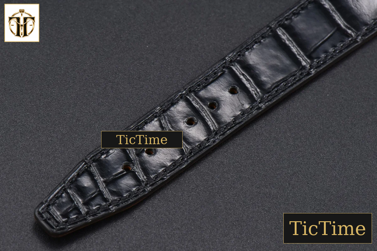 Portofino 37mm V7F RG Diamond Gray Dial RG Marker Black Leather Strap A2892 — foto 30