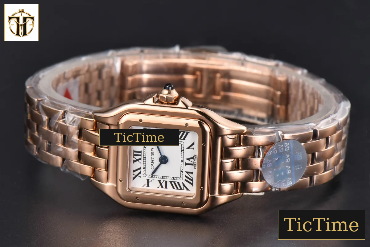 Panthère Secrete Ladies 22mm BVF RG White Dial RG Bracelet Ronda Quartz — foto 12