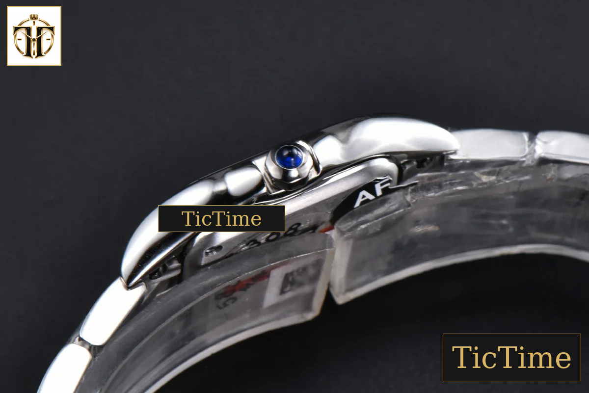 Panthère 22mm AF SS White Diamond Dial SS Bracelet Ronda Quartz — foto 11