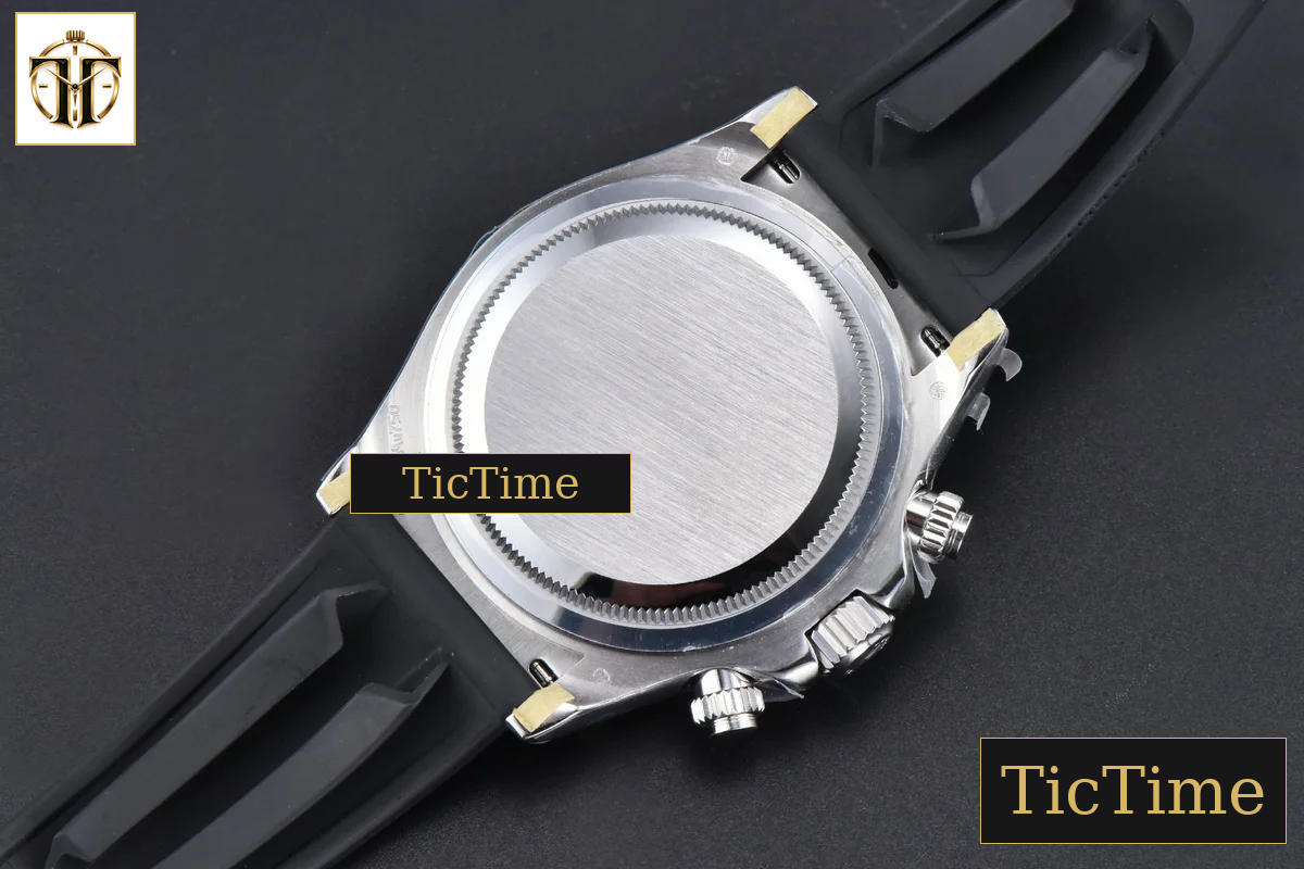 Daytona 126519 40mm BPF SS Black Dial Sliver Subdial Black Oysterflex Strap SH4131 — foto 17