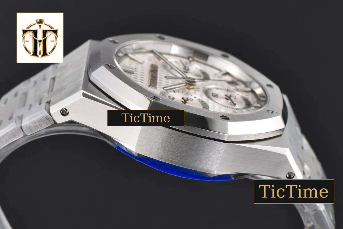 Royal Oak Chrono 26240 ZF SS White Dial SS Bracelet (V2 free sprung ) SA4401 — foto 34