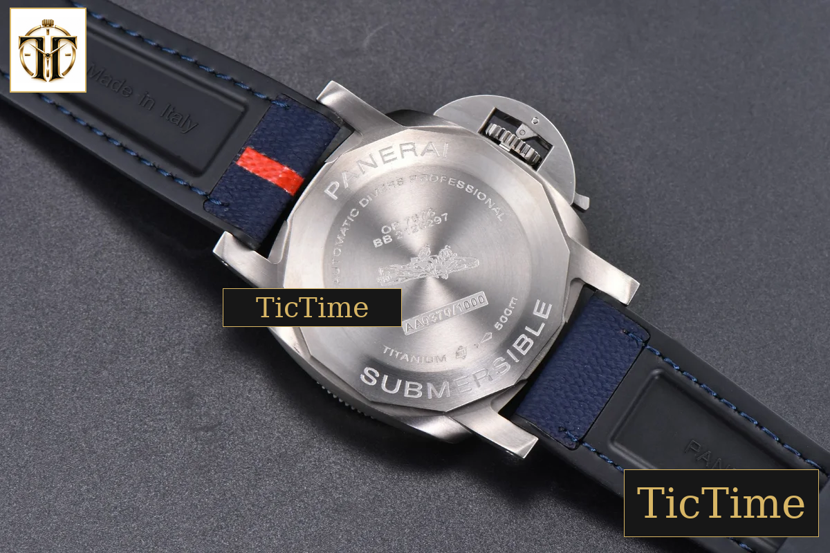 Submersible GMT Luna Rossa Ti PAM1507 42mm VSF Blue Dial Gummy Strap P900 — foto 18