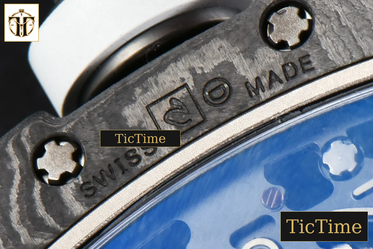 Bubba Watson RM055 42.7mm ZF Black NTPT White Skeleton Dial White Rubber Strap V6 NH05 — foto 21