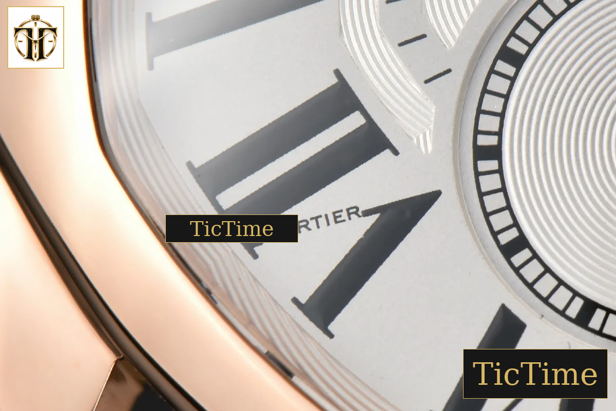 Drive De Cartier 40mm APSF RG White Dial Brown Leather Strap A23J — foto 9