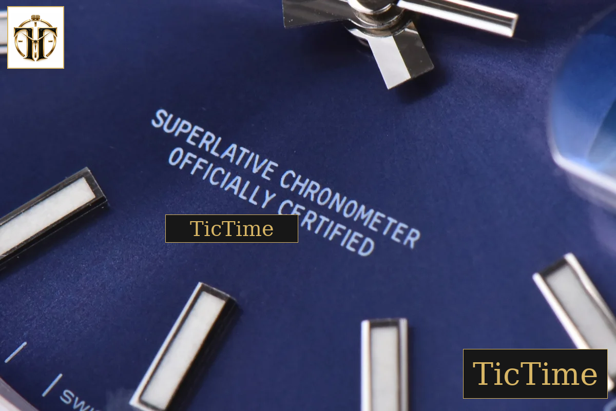 Datejust 41mm GMF SS Blue Dial Lume Marker Fluted Bezel Jubille Bracelet VR3235 — foto 7