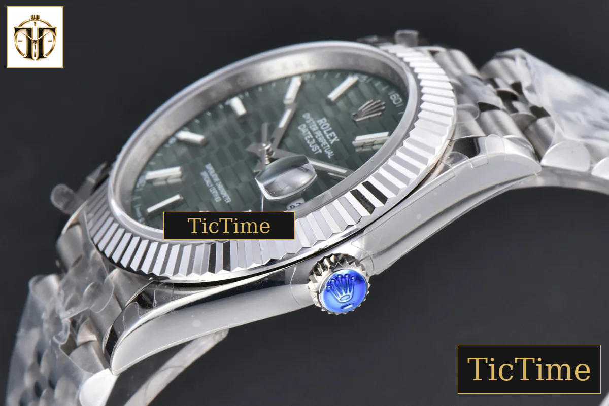 DateJust Mint 126334 41mm BPF Green Motif Dial Jubilee Bracelet A2824 — foto 11
