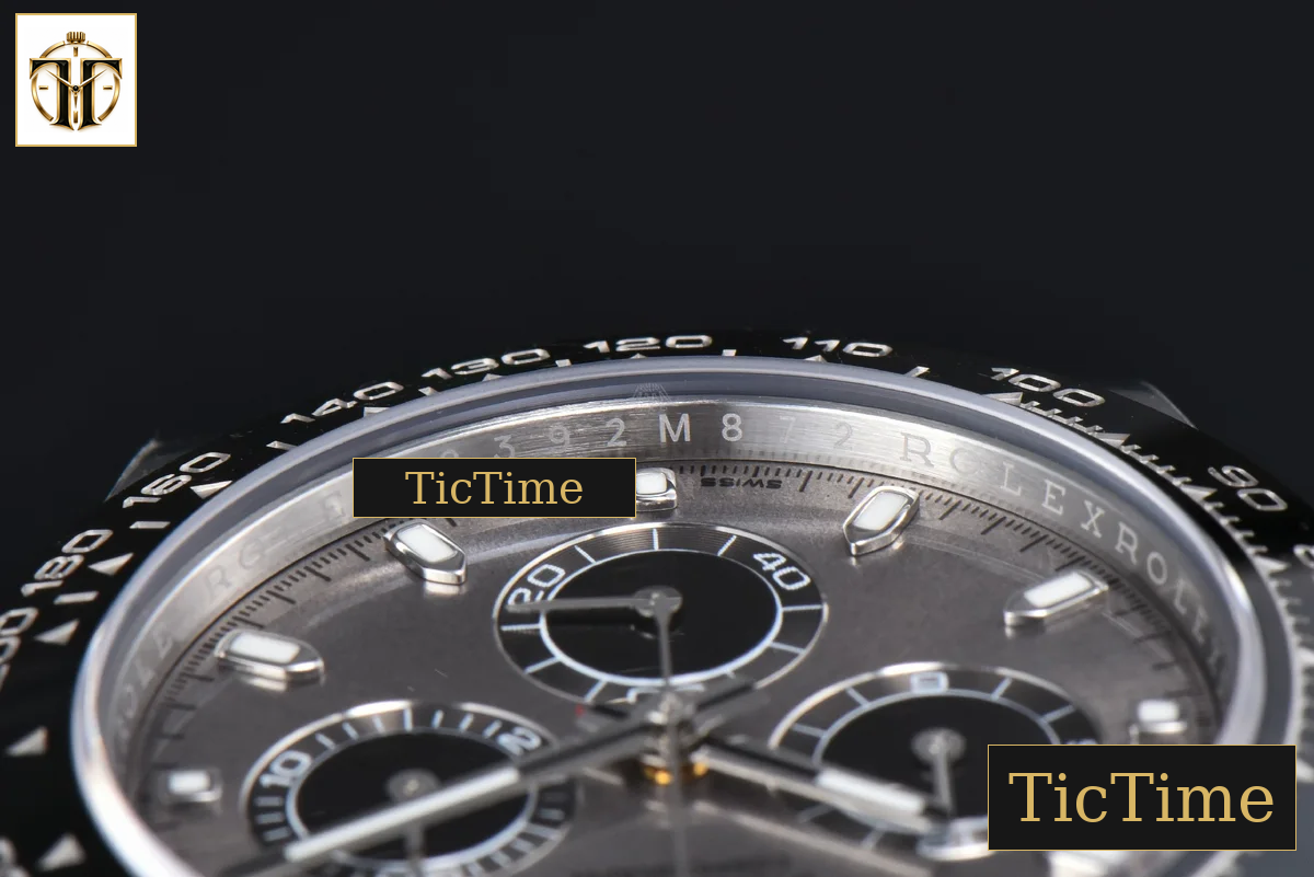Daytona 116519 40mm APSF SS Gray Dial Ceramic Bezel Lume Marker Oysterflex Strap Tungsten Version SH4130 — foto 14