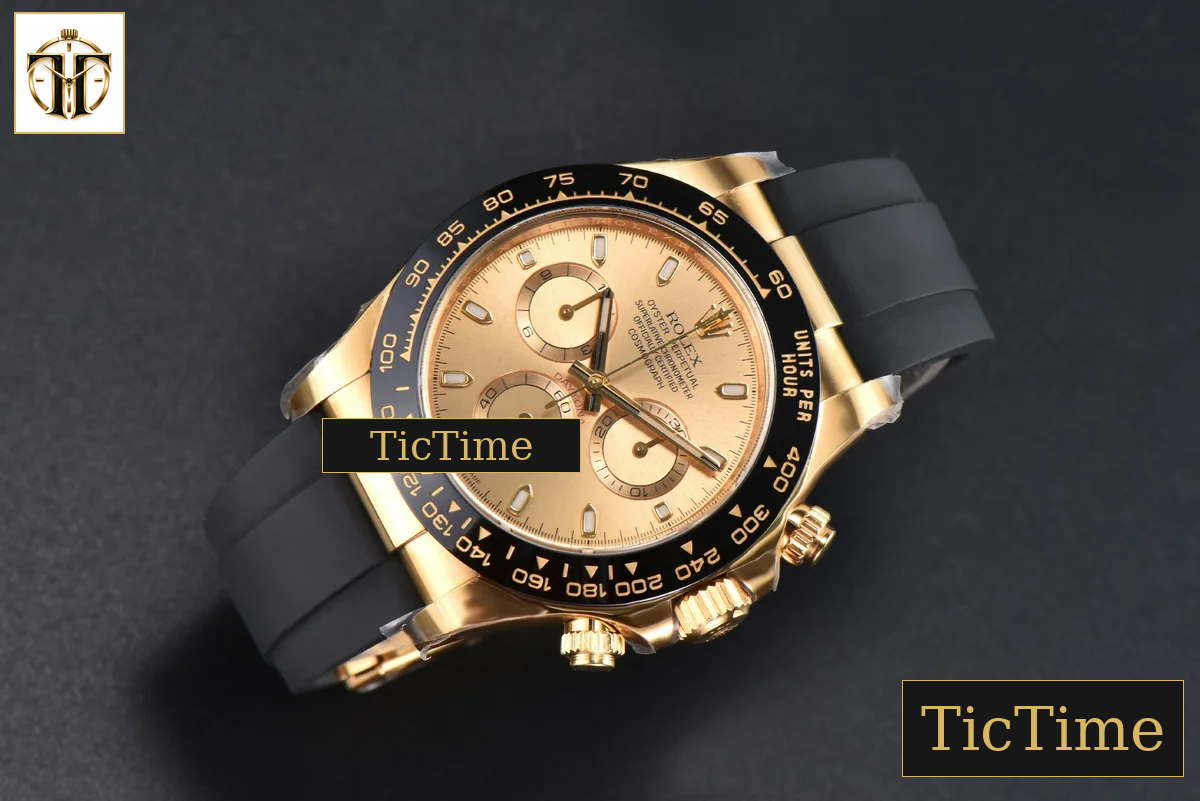 Daytona 116518 Clean Factory YG YG Dial Lume Marker Oysterflex Strap 4130 — foto 3