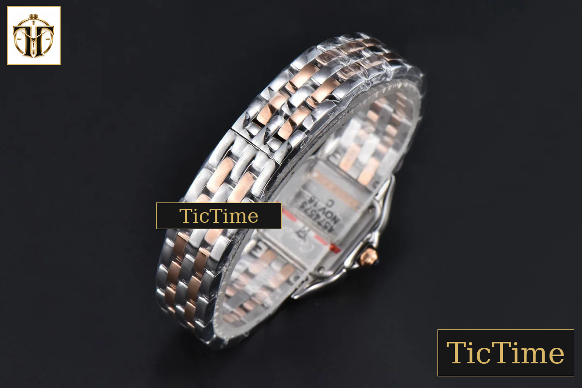 Panthère Secrete Ladies 22mm BVF SS/RG White Dial Diamond Bezel SS/RG Bracelet Ronda Quartz — foto 26