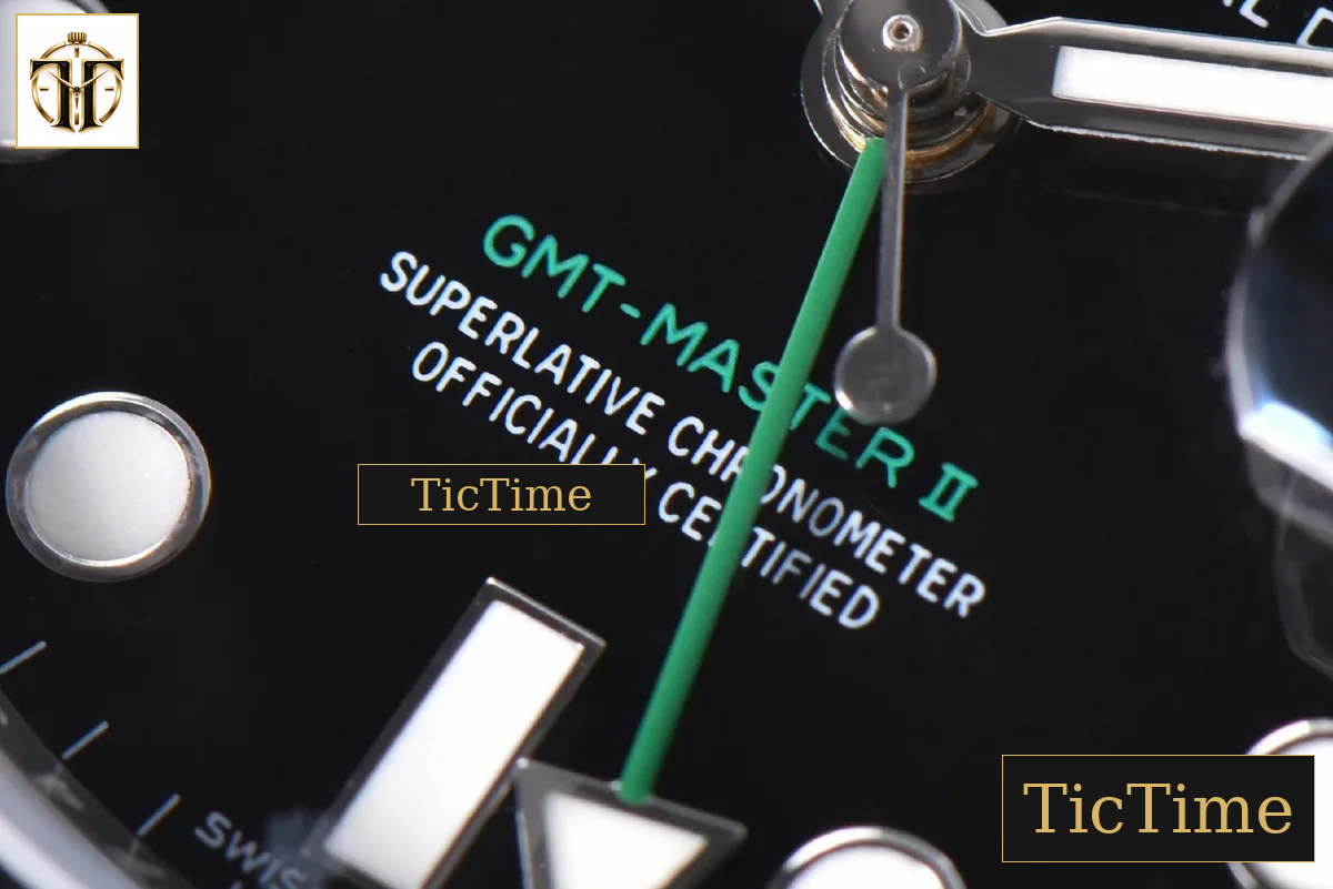 GMT Master 116710LN 40mm V9F Black Dial Black Bezel Oyster Bracelet A3186 — foto 8