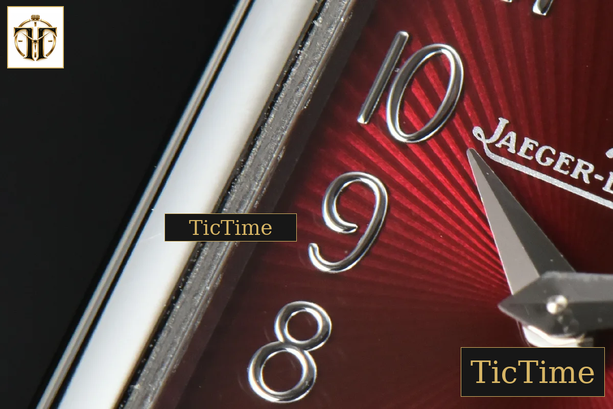 Reverso One 3288420 20mm IMF Diamond White Moissanite Red Leather Strap (wth CZ stones ) Swiss Quartz — foto 6