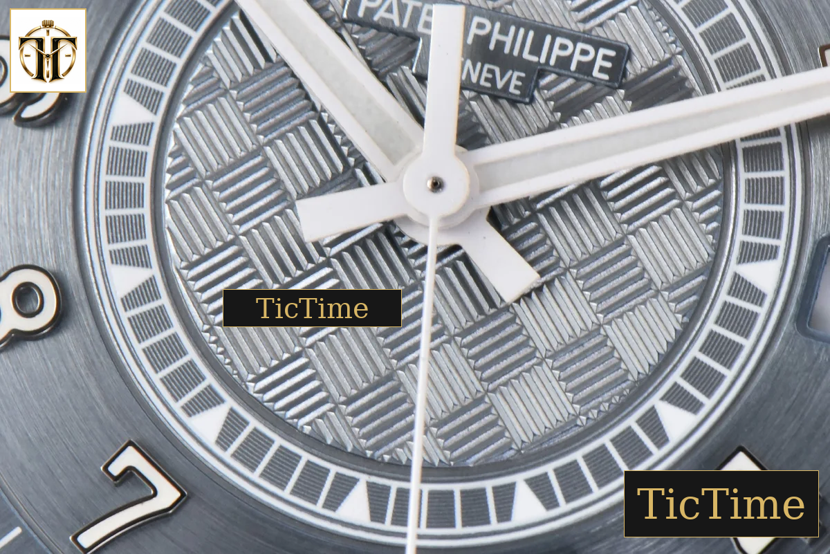Calatrava 6007 40mm PPF Grey Blue Dial Gray Nylon Strap 324CS — foto 8
