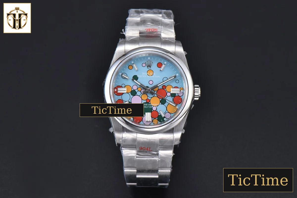 Oyster Perpetual 904L Smooth Bezel 126000 36mm GMF Tiffany Ballon Blue Dial SS Bracelet VR3230 — foto 2