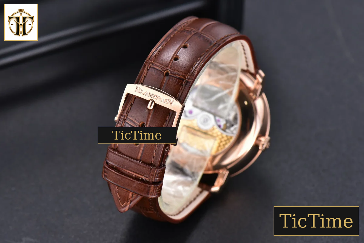 Villeret Complicated Function 6654 40mm OMF RG White Dial Brown Leather Strap CAL6654 V3 — foto 22