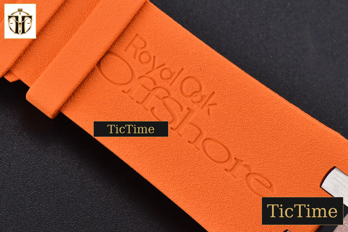 Royal Oak Offshore Diver 42mm IPF Black/Orange Dial Orange Rubber Strap MY9015 — foto 30