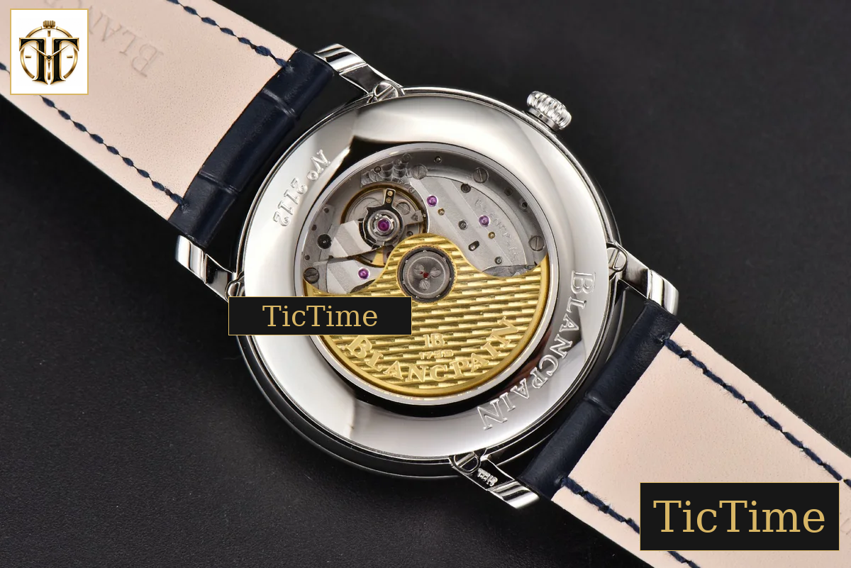 Villeret Complicated Function 6654 40mm OMF Blue Dial Black Leather Strap V3 A6654 — foto 15