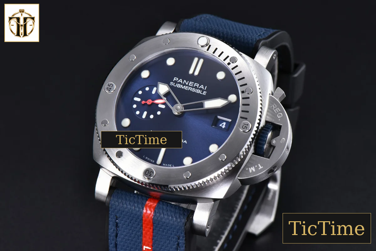 Luna Rossa Submersible PAM1391 44mm VSF Blue Dial Rubber Strap P900 — foto 3