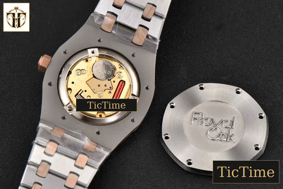 Royal Oak Ladies 33mm 8F RG/SS White Dial RG/SS Bracelet Swiss Quartz — foto 19
