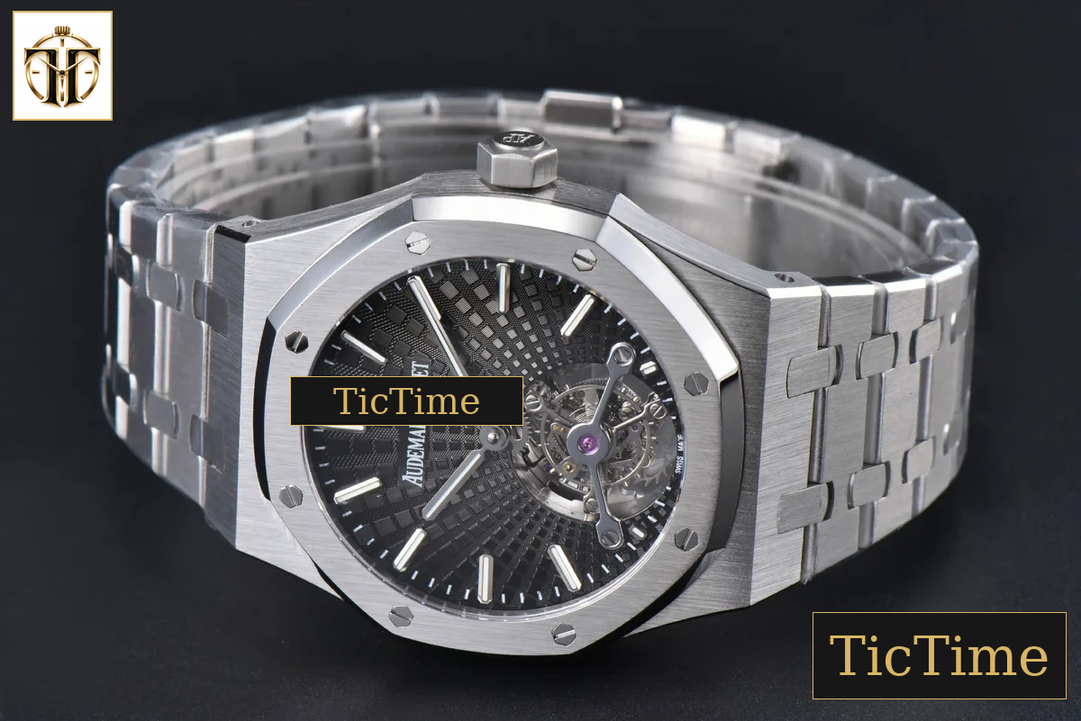 Royal Oak Tourbillon 41mm R8F SS Gray Dial SS Bracelet Flying Tourb V2 — foto 12