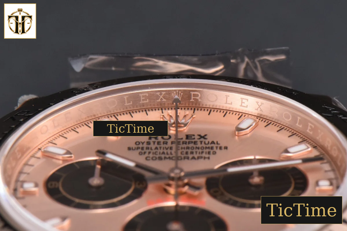 Daytona 116505 40mm BTF RG Dial Black Subdial RG Bracelet SA4130 — foto 13