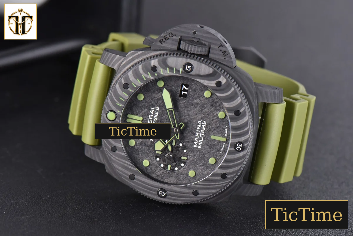 Carbotech Submersible PAM961 47mm VSF Black Dial Rubber Strap Asia XXXIV — foto 10
