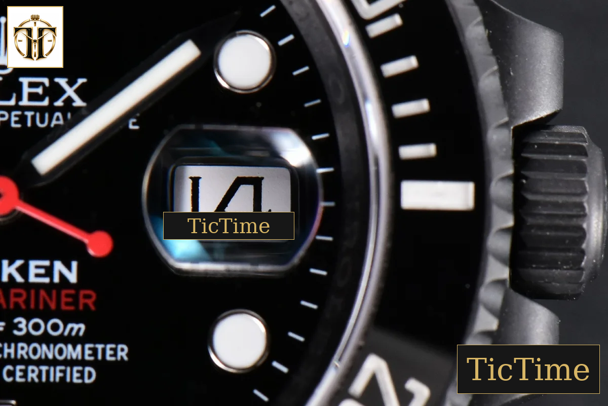 Blaken Submariner LN 116610 IPKF Red Hand Red Text PVD Bracelet A2836 — foto 21