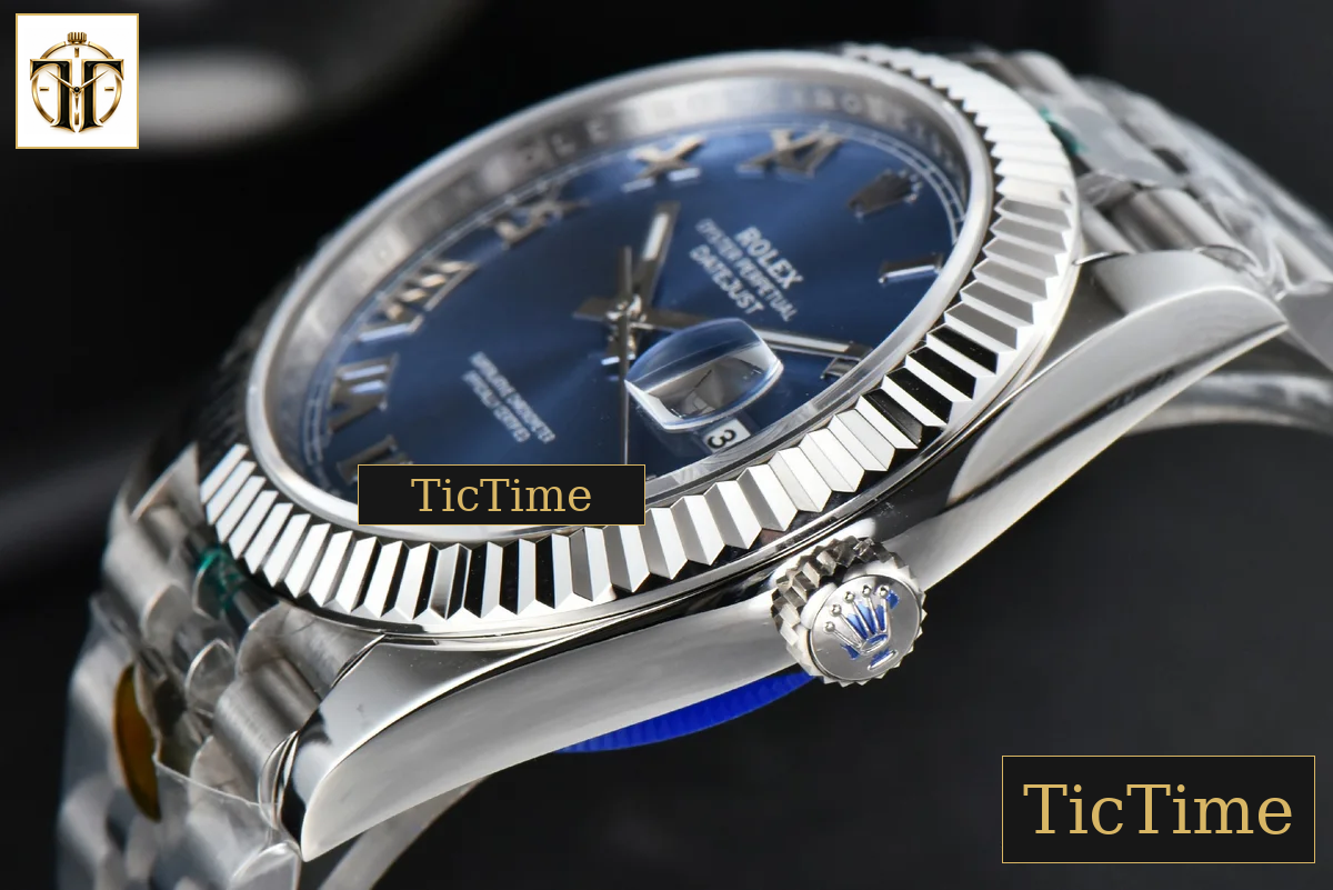 DateJust 126334 41mm ZF Blue Dial Roma Marker Jubilee Bracelet 2824 — foto 12