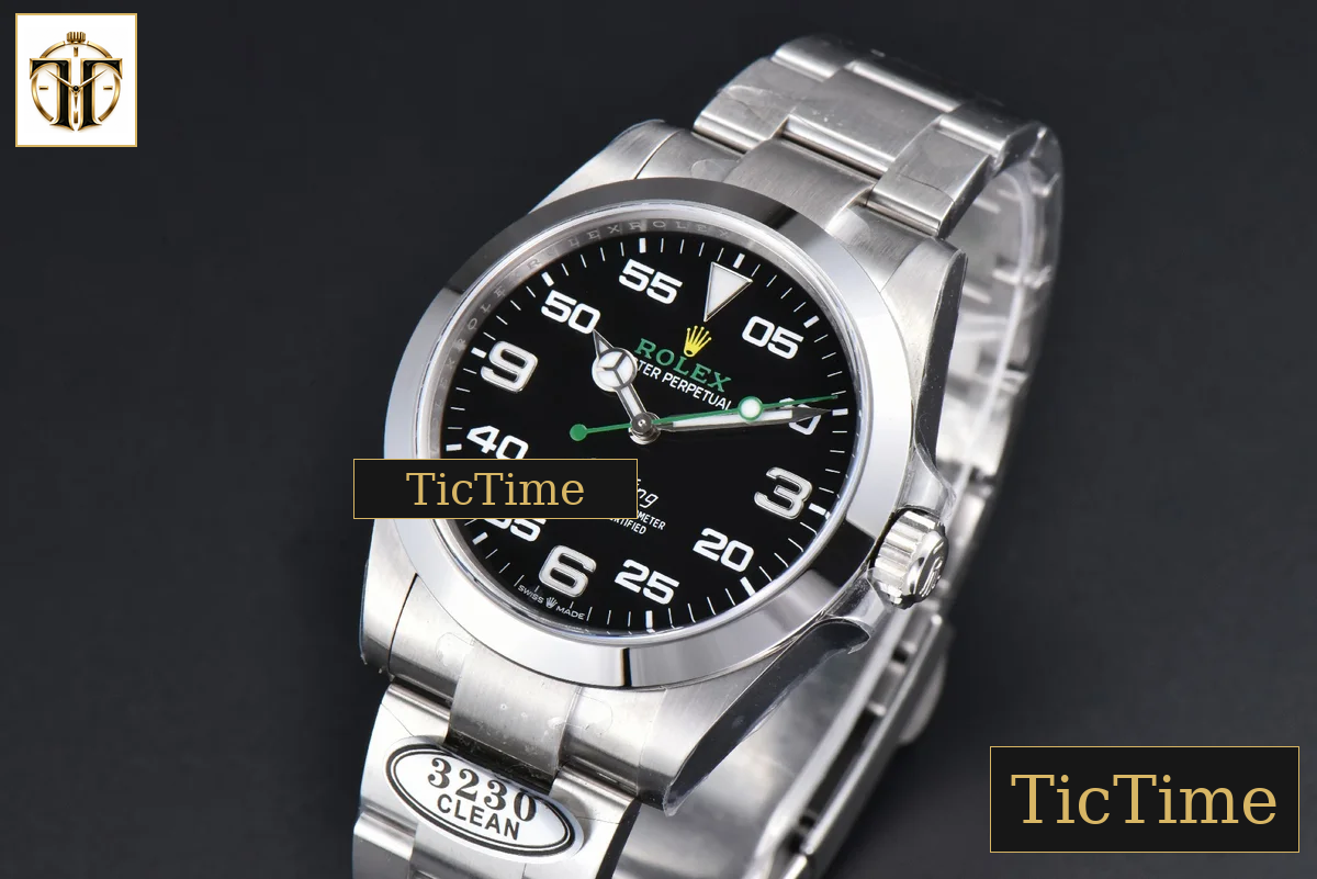Air 904L Clean 126900 40mm King Factory Black Dial SS Bracelet VR3230 — foto 5