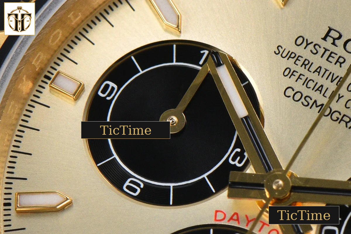 Daytona UFO 126518 40mm UF YG Black Subdial Oysterflex Strap (Free Sprung) UF4131 — foto 6