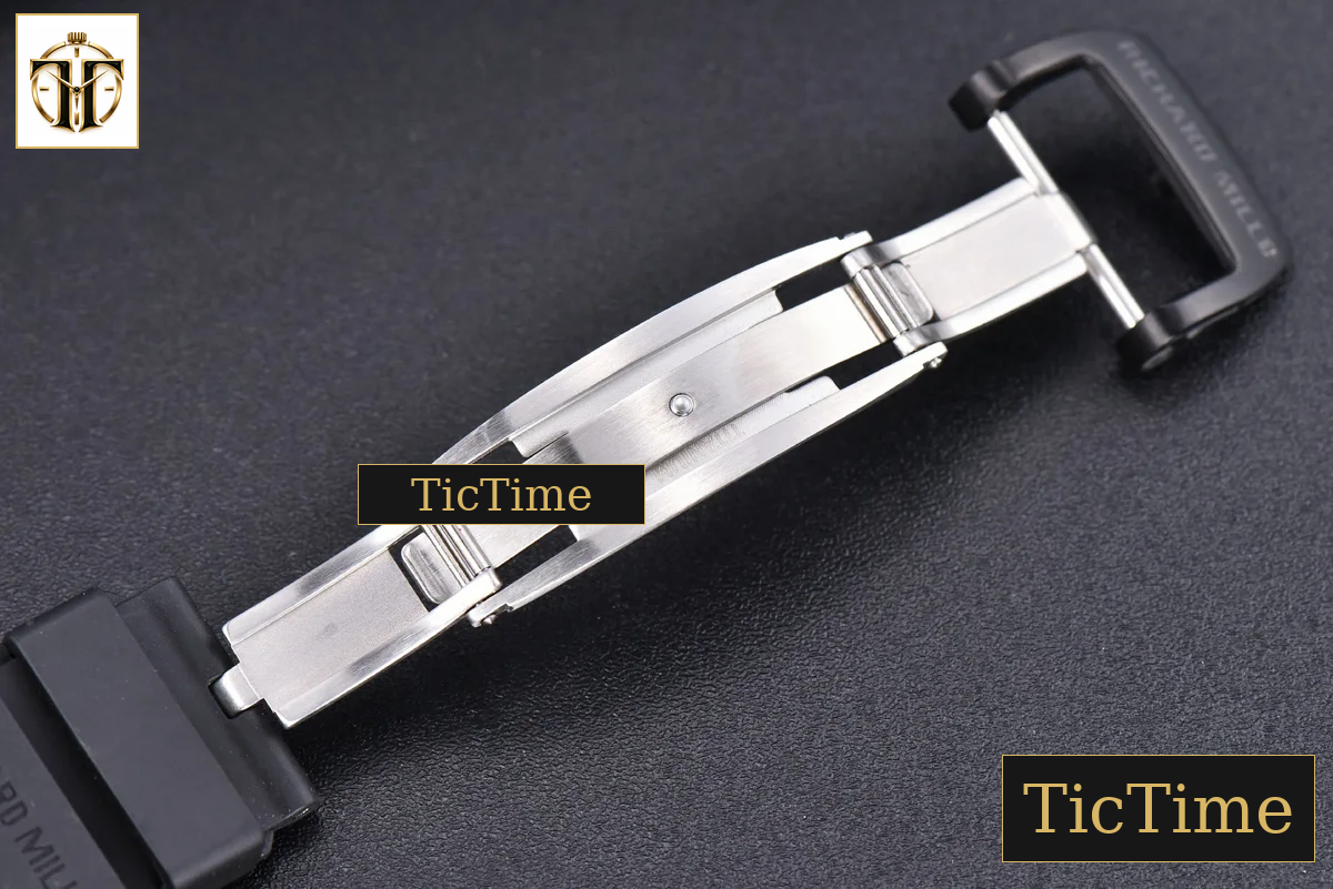 RM035-02 KVF Skeleton Dial White Black Rubber Strap V3 Miyota8215 — foto 25