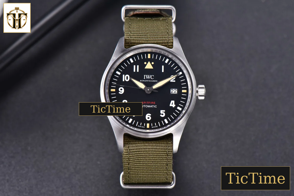 Mark XVIII IW326801 40mm MKSF Black Dial Green Nato Strap 9015 — foto 3