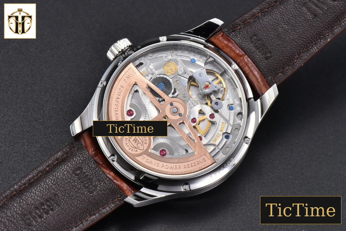 Portugieser Perpetual Calendar IW5033 42mm APSF SS White Dial Brown Leather Strap A52610 — foto 17