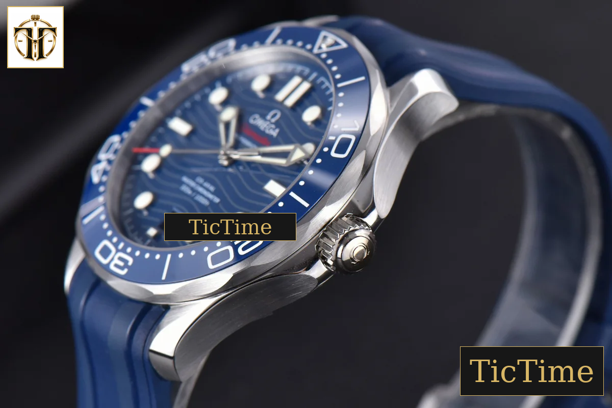 Seamaster Diver 42mm VSF SS 300M Blue Dial Rubber Strap A8800 — foto 10