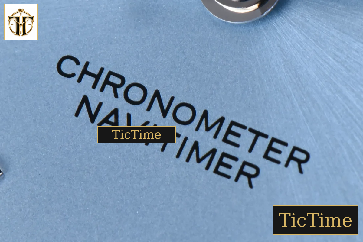 Navitimer Automatic 41mm BLSF SS Ice Blue Dial Black Leather Strap A2824 — foto 7