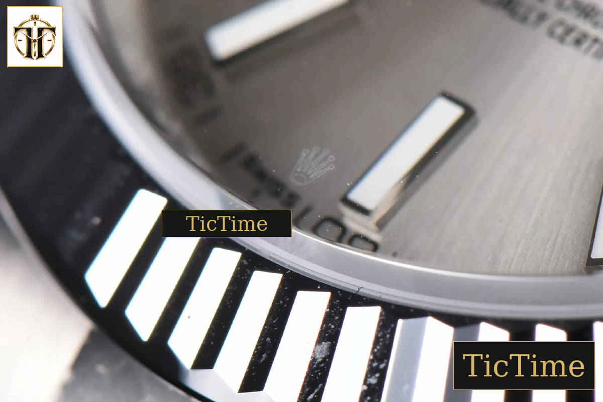 DateJust Fluted Bezel 126334 41mm VSF Silver Dial Oyster Bracelet VS3235 — foto 25