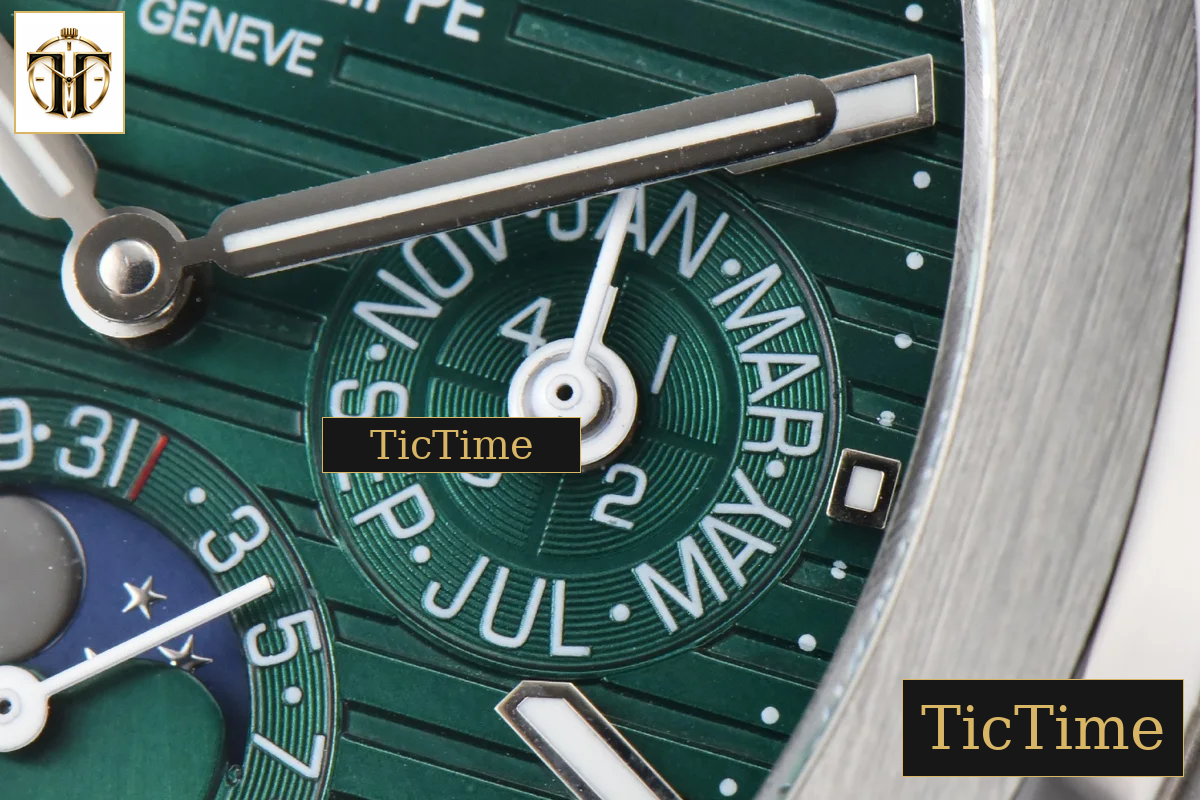 Nautilus 5740 40mm TWF Green Dial SS Bracelet A240 — foto 7