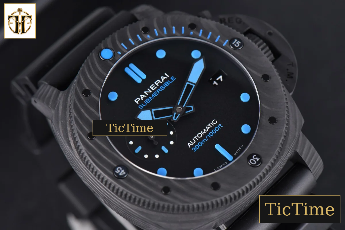 Carbotech PAM1616 47mm VSF Blue Logo Black Rubber Strap V3 P.9000 — foto 9