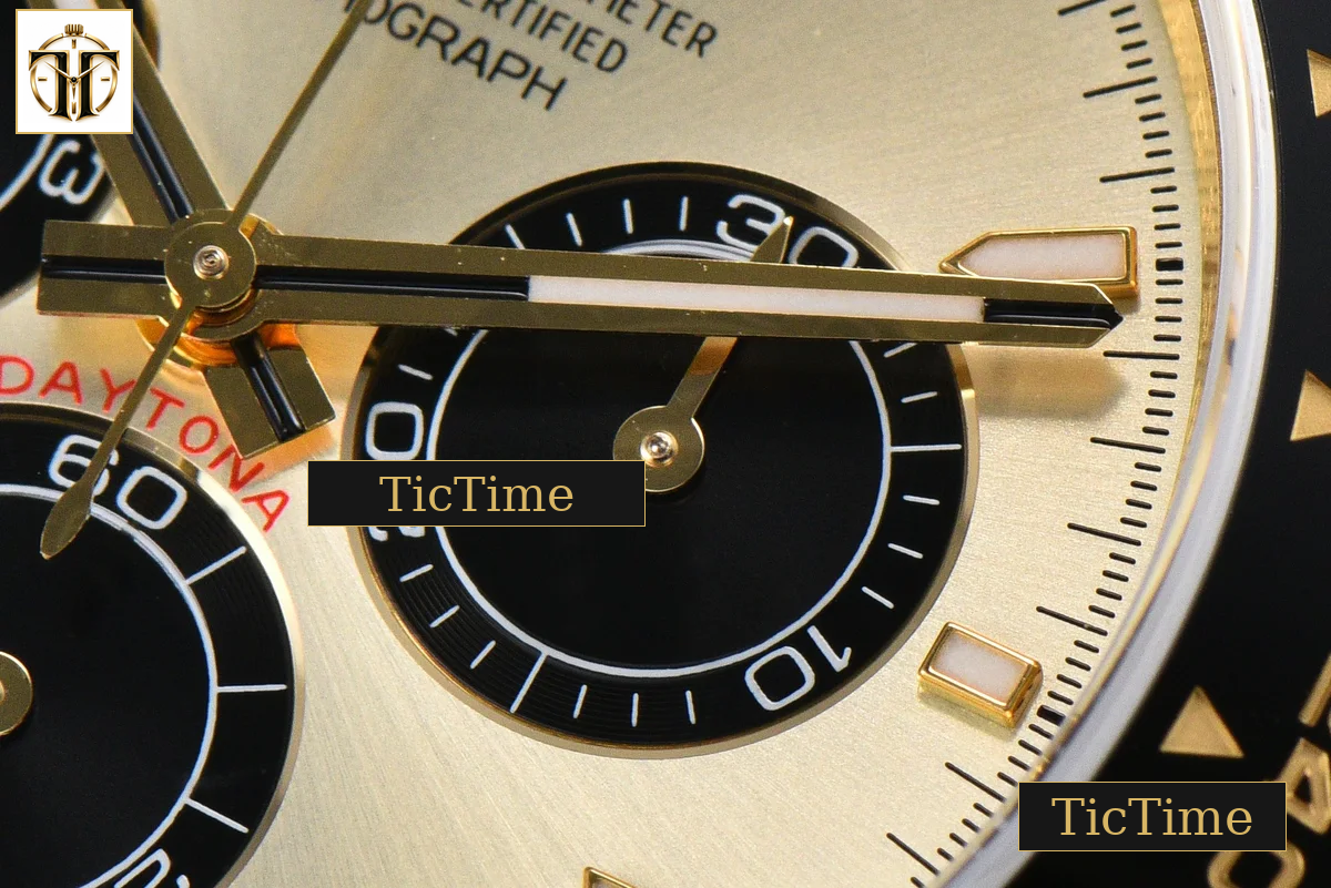 Daytona UFO 126518 40mm UF YG Black Subdial Oysterflex Strap (Free Sprung) UF4131 — foto 7