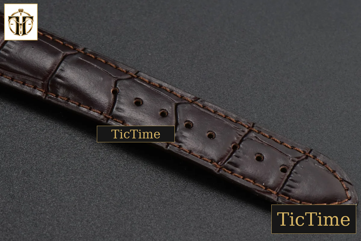 Fiftysix Complete Calendar 40mm ZF RG White Dial Brown Leather Strap A2460 — foto 19