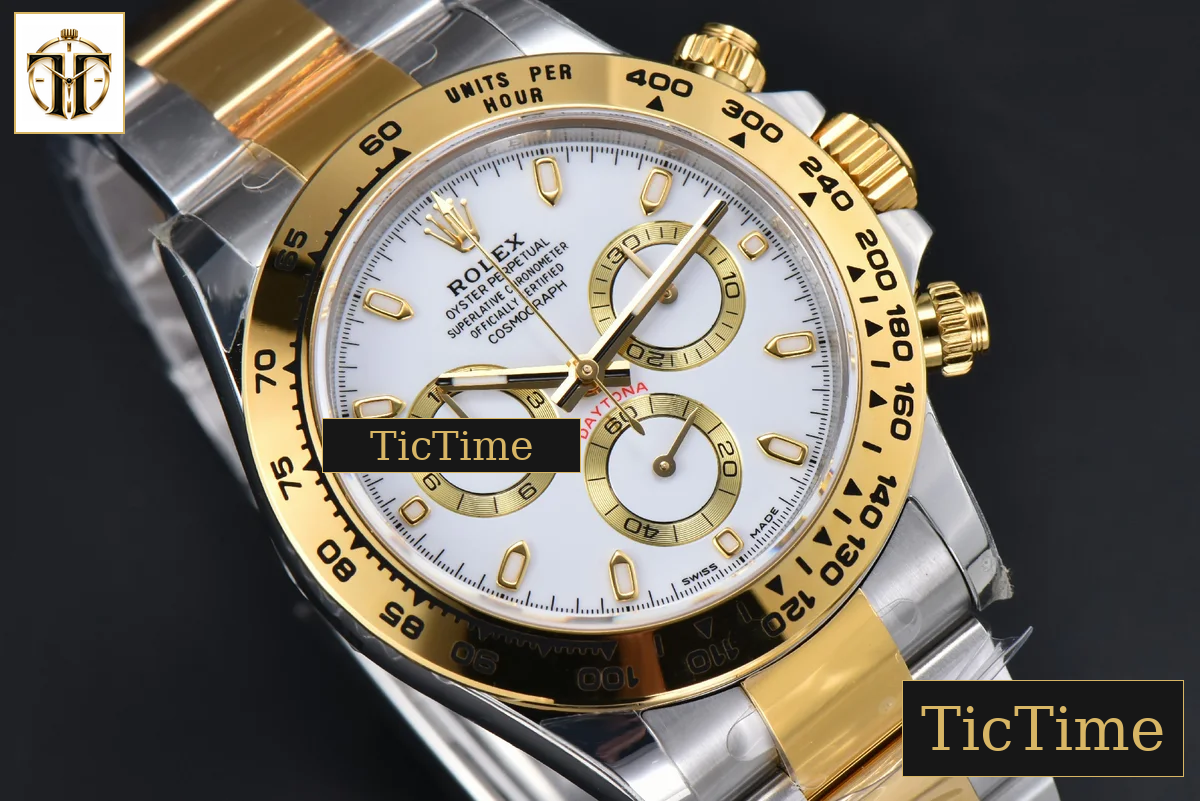 Daytona 116503 APSF YG/SS White Dial Lume Marker YG/SS Bracelet SH4130 — foto 14