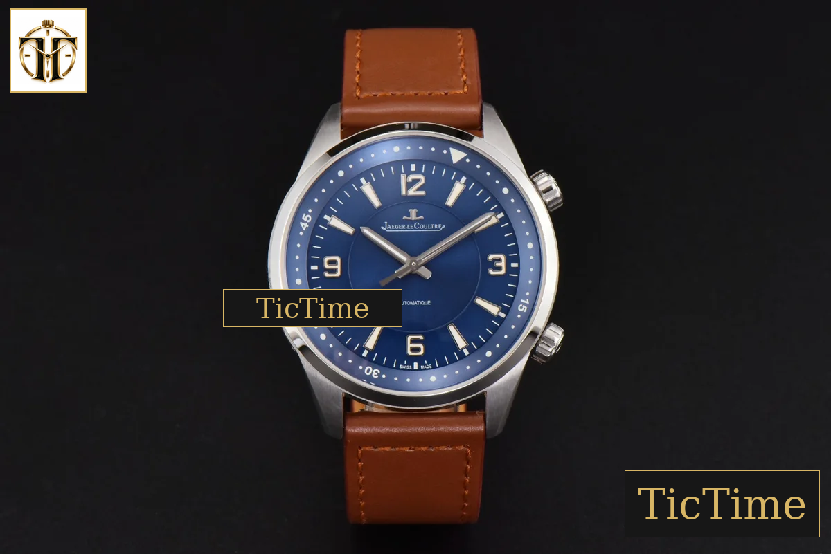 Polaris Geographic 40mm LTF Blue Dial Brown Leather Strap Miyota 9015 — foto 3