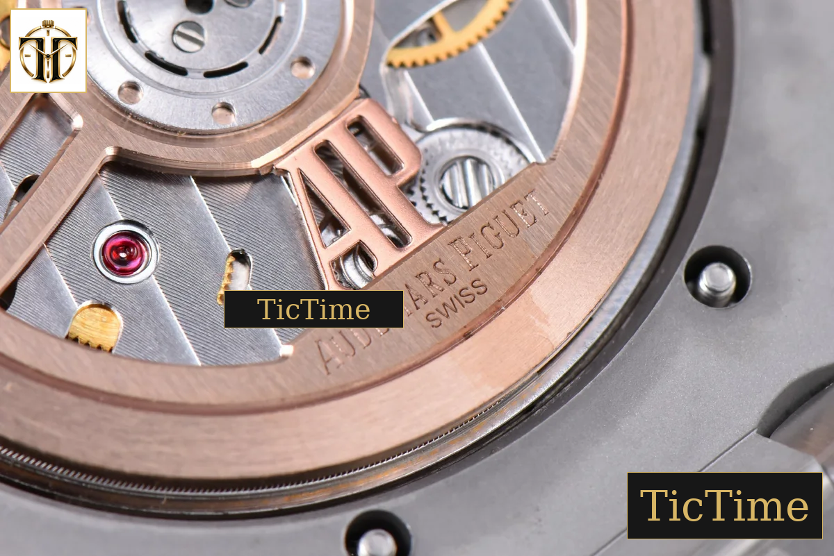 Royal Oak 15500 41mm OMF Black Textured Dial SS Bracelet V2 Miyota 9015 — foto 20