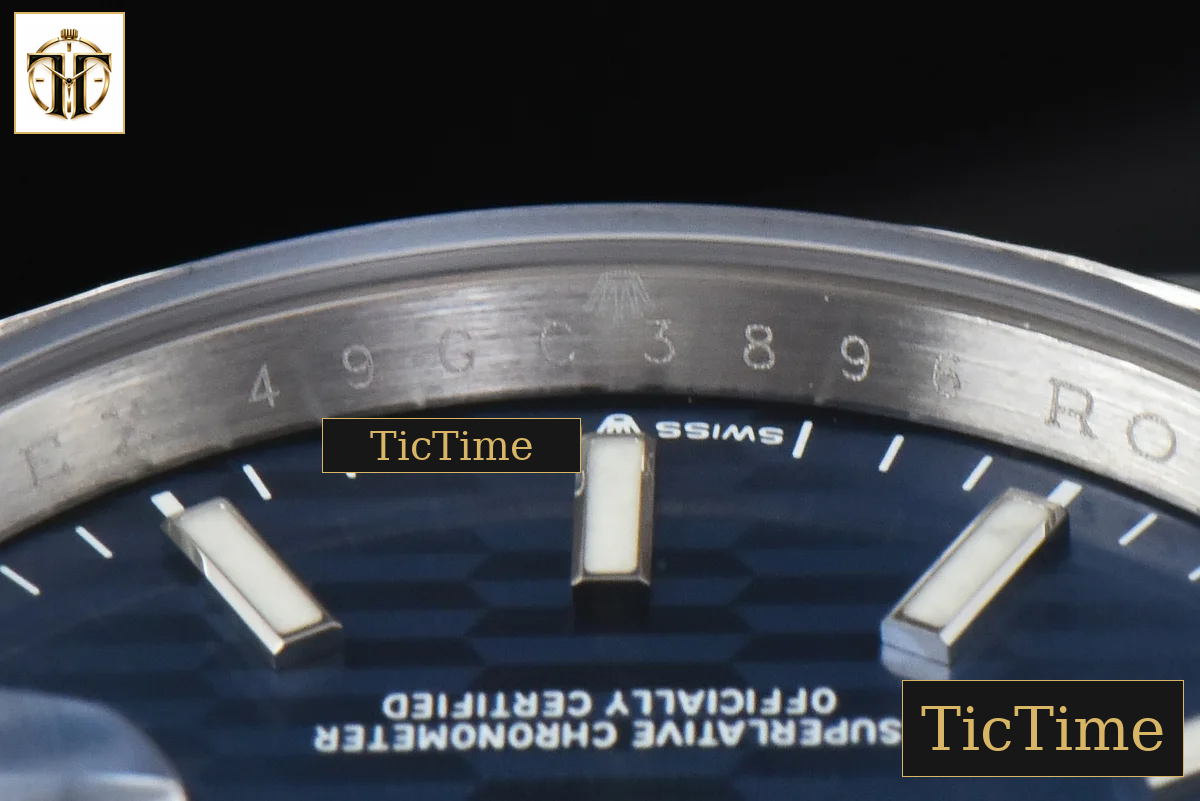 DateJust 36mm BPF Diamond Blue Motif Dial Oyster Bracelet A2824 — foto 14