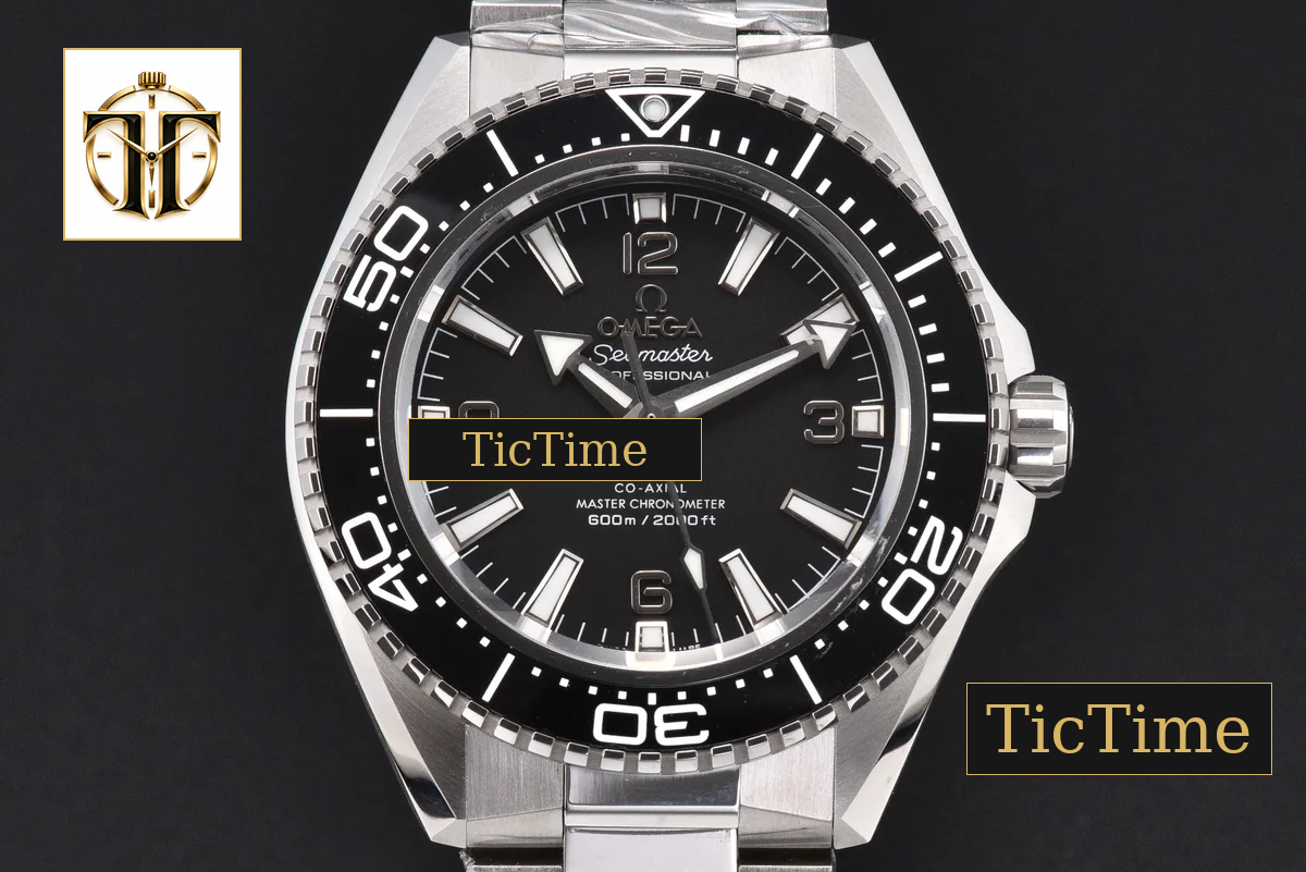 Seamaster Planet Ocean 42mm VS+ Factory Black Dial Black Bezel Steel Strap — foto 24