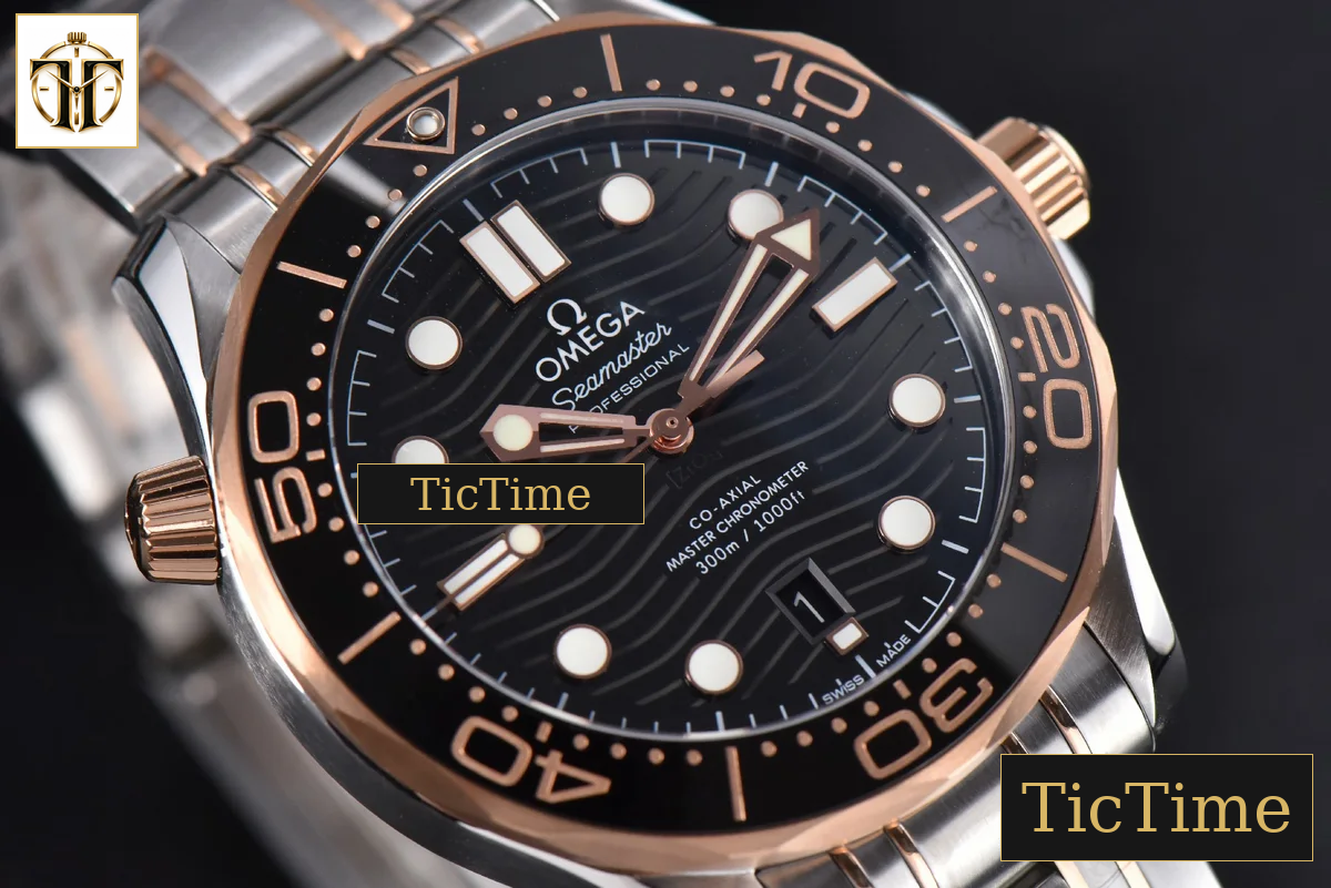 Seamaster Diver 42mm VSF RG/SS 300M Black Dial RG/SS Bracelet VS8800 — foto 10