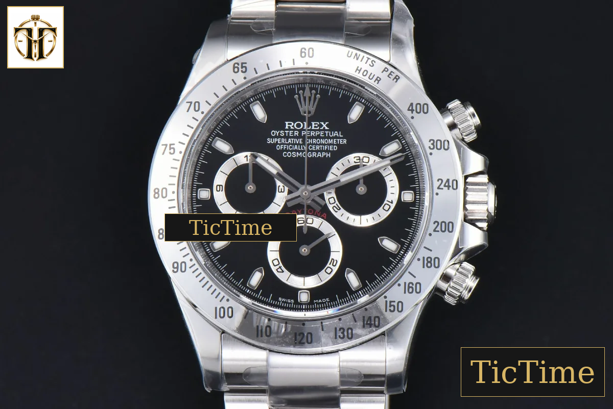 Daytona 904L 116520 40mm Clean Factory Black Dial 4130 — foto 2