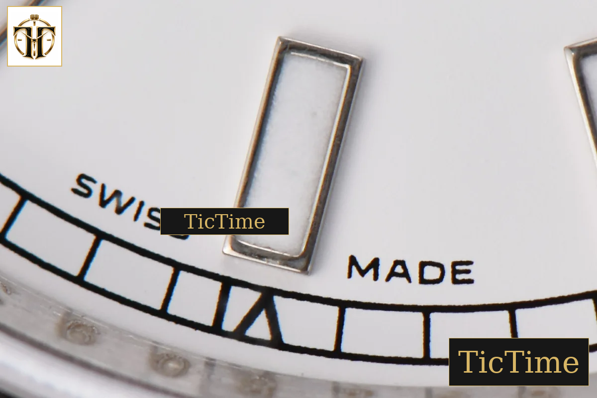 DateJust 36mm GMF SS Smooth Bezel White Dial Lume Marker Oyster Bracelet VR3235 — foto 8