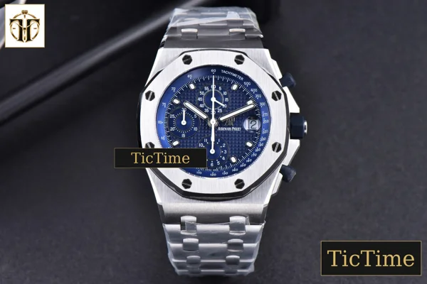 Foto frontal — Royal Oak Offshore 26237ST 44mm JF SS Blue Dial SS Bracelet A3126